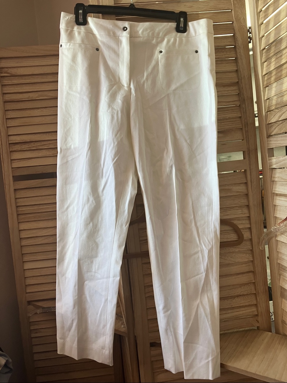 Elliott Lauren White Slacks 10